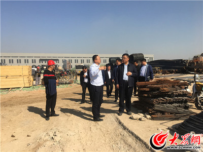 李國珍現場調度開發區棚改、工廠企業等重點項目